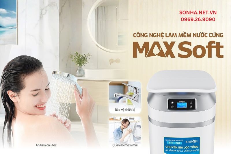Lợi &iacute;ch khi sử dụng hệ thống lọc tổng đầu nguồn Karofi KTF-P02