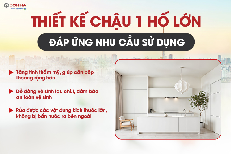 Chậu rửa b&aacute;t Kagol K7846-304 c&oacute; thiết kế 1 hố lớn đ&aacute;p ứng nhu cầu sử dụng
