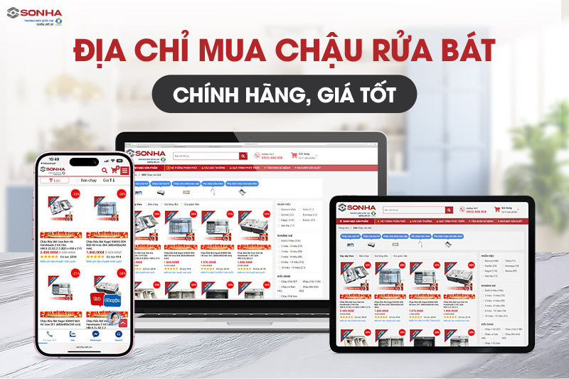 Địa chỉ mua chậu - v&ograve;i rửa b&aacute;t ch&iacute;nh h&atilde;ng, gi&aacute; cả phải chăng