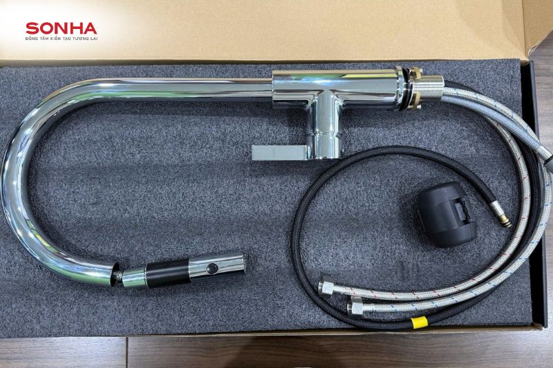 Ảnh thực tế v&ograve;i rửa b&aacute;t Moonton MT291-2HC