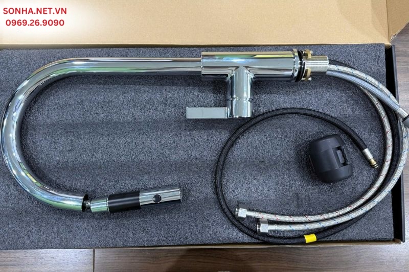 Ảnh thực tế vòi rửa bát Moonton MT291-2HC