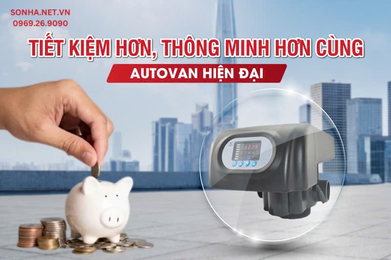 Lọc tổng Sakura SKGKUF313C trang bị van tự động tăng trải nghiệm sử dụng