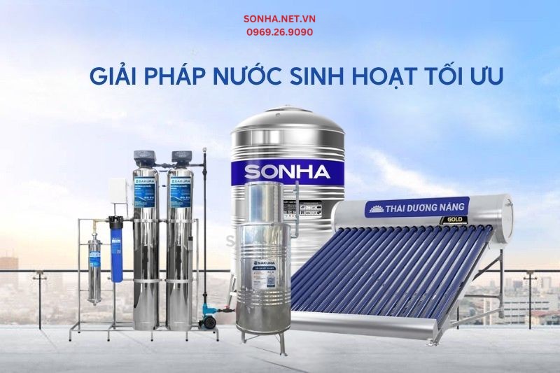 Giải ph&aacute;p nước sinh hoạt tối ưu c&ugrave;ng hệ thống lọc nước giếng khoan SKGKUF313I