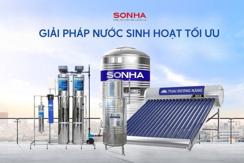 Giải ph&aacute;p nước sinh hoạt tối ưu c&ugrave;ng hệ thống lọc nước giếng khoan SKGKUF313I