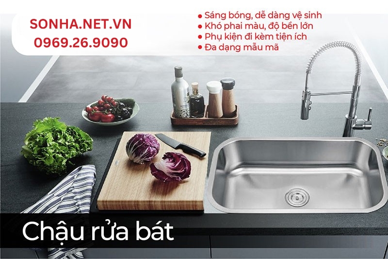4 ưu điểm vượt trội chậu rửa bát để người dùng lựa chọn