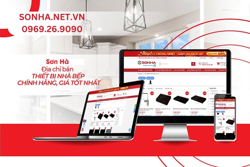 Sonha.net.vn - Địa chỉ uy tín người Việt lựa chọn mua thiết bị nhà bếp hiện đại
