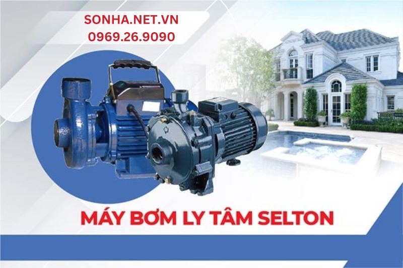Máy bơm ly tâm Selton ưu điểm hoạt động công suất lớn dùng chủ yếu nông nghiệp, cứu hoả