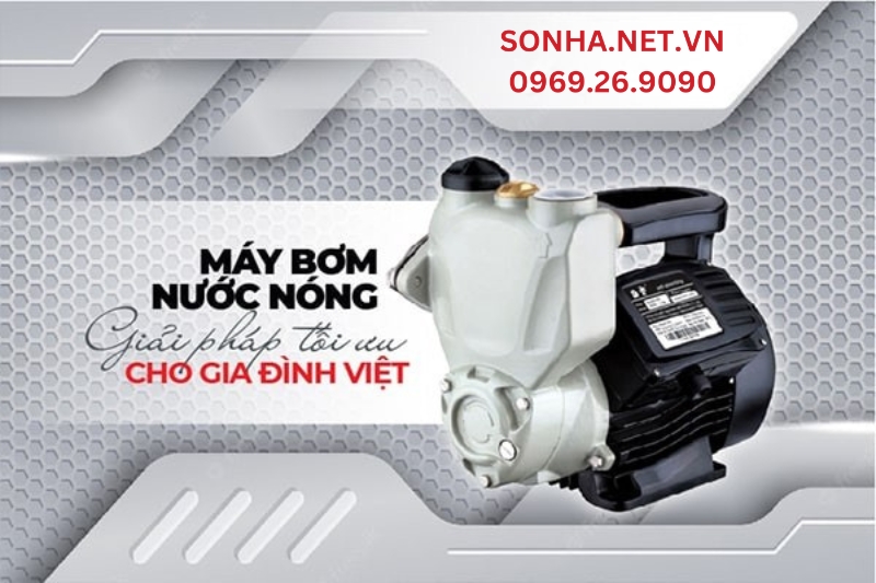 Máy bơm tăng áp chịu nhiệt và máy bơm nước nóng chân không là 2 loại cung cấp nước nóng gia đình