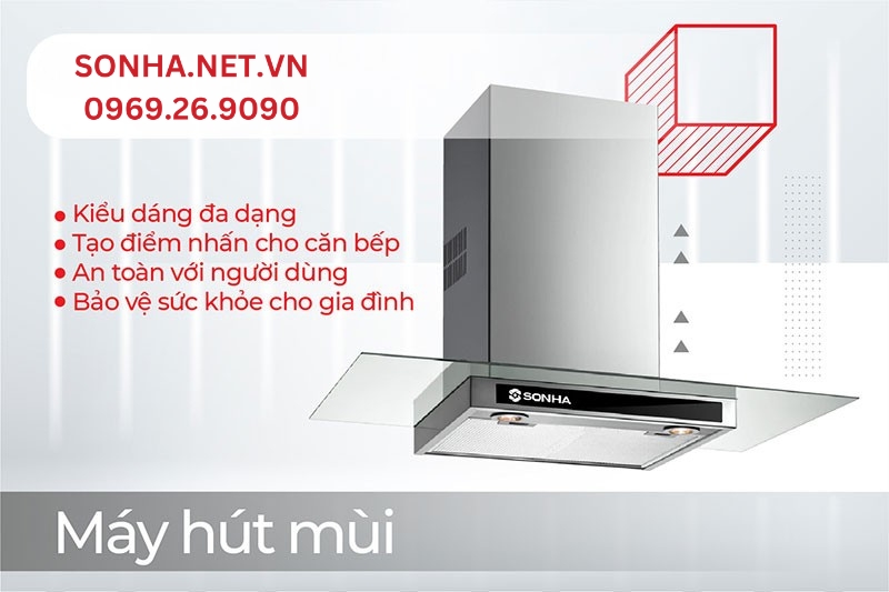 4 ưu điểm vượt trội máy hút mùi 