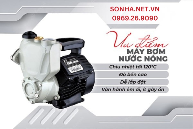 4 ưu điểm chính máy bơm nước nóng