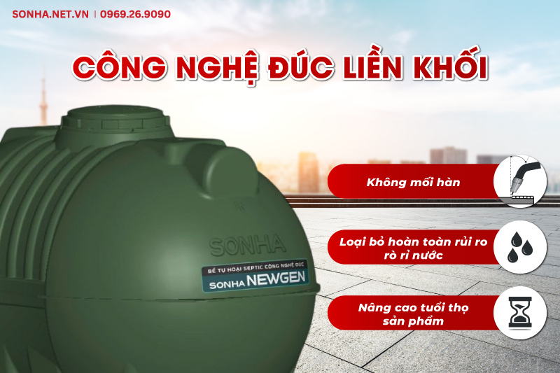 C&ocirc;ng nghệ đ&uacute;c liền khối mang lại kết cấu vững chắc cho sản phẩm