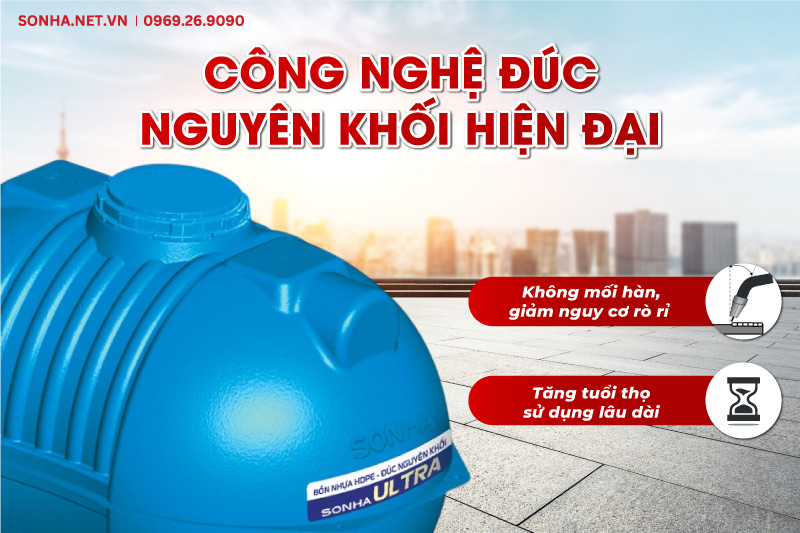 C&ocirc;ng nghệ đ&uacute;c nguy&ecirc;n khối hiện đại, giảm nguy cơ r&ograve; rỉ