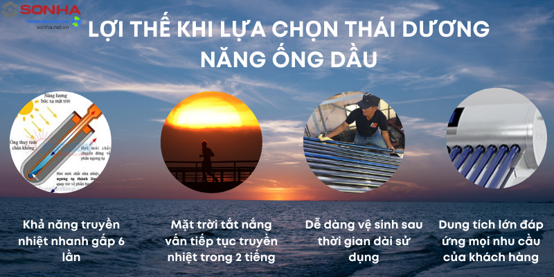 tại sao nên chọn thái dương năng ống dầu 180 lít