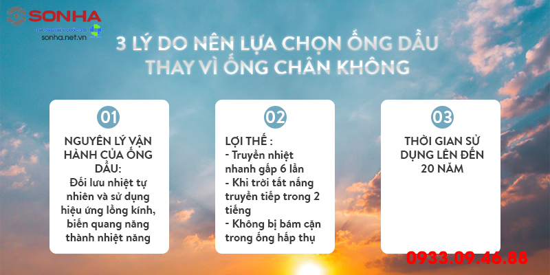 tại sao nên chọn thái dương năng ống dầu