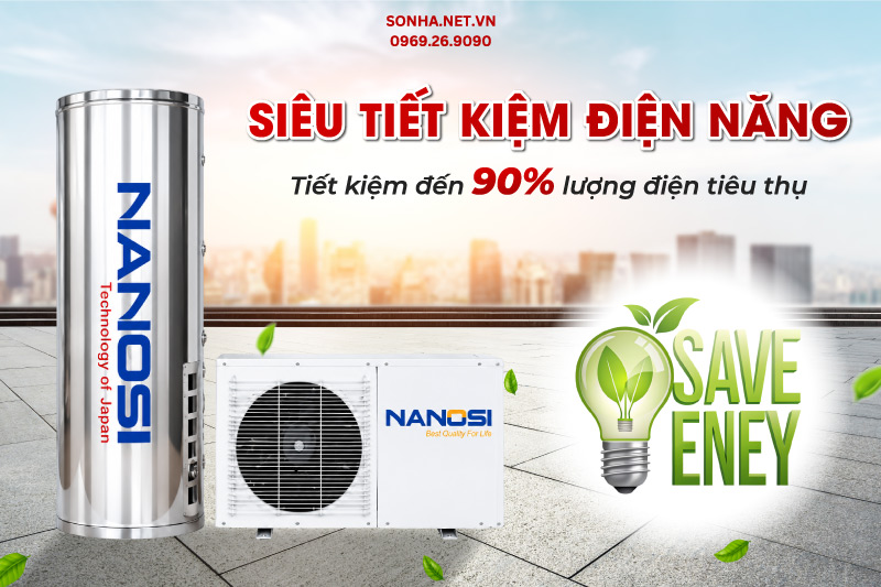Heatpump Nanosi si&ecirc;u tiết kiệm điện năng