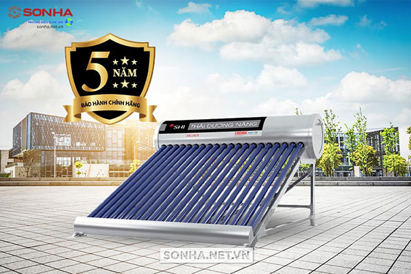 Thái dương năng Sơn Hà Silver F58 240L ống dầu