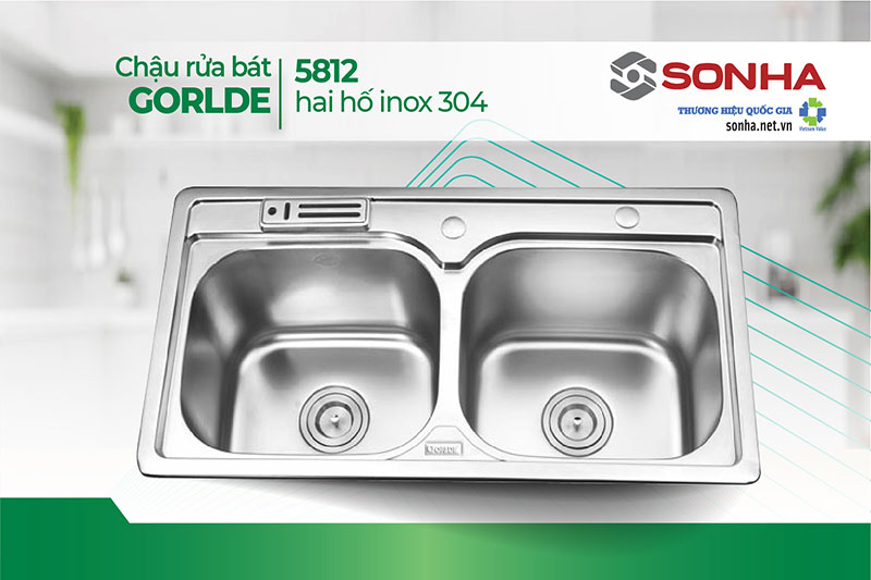 Chậu rửa bát Gorlde 5812 