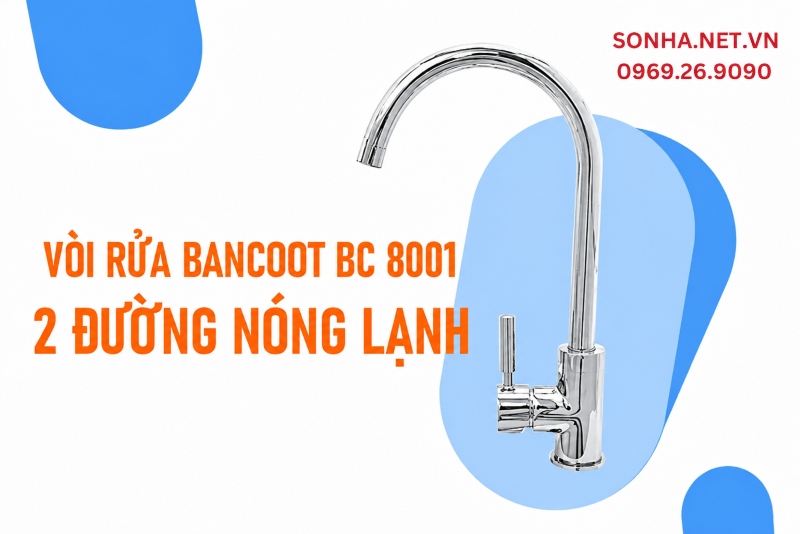 V&ograve;i rửa 2 đường n&oacute;ng lạnh