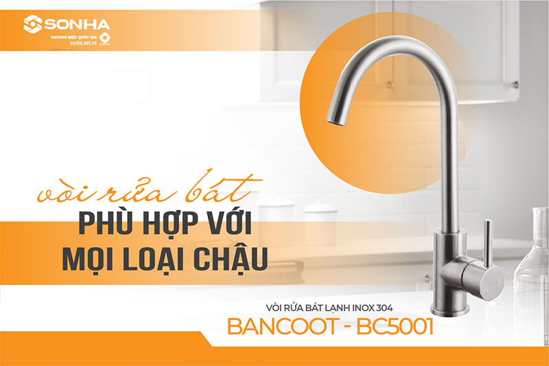 Vòi nước rửa chén Bancoot Bancoot BC5001