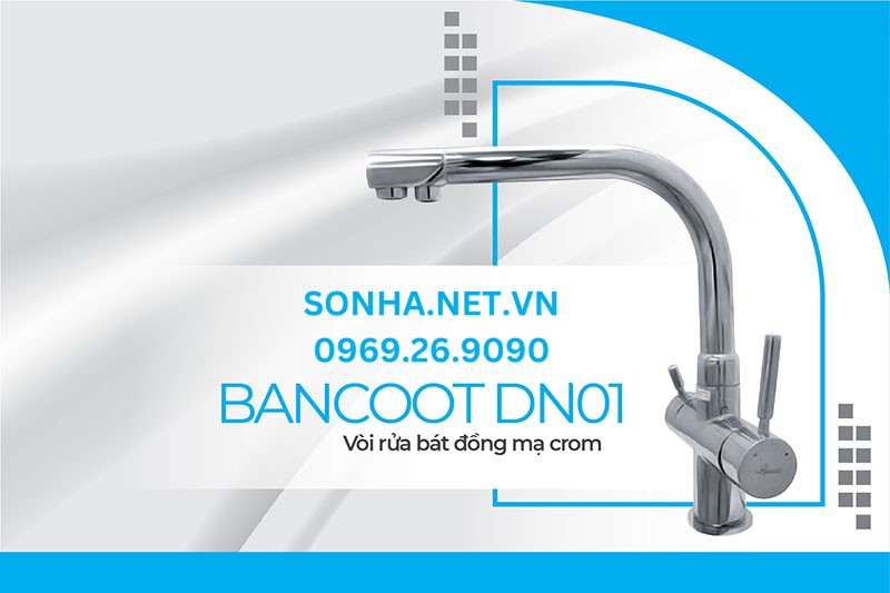 Vòi rửa bát Bancoot DN01 cao cấp, tiện ích