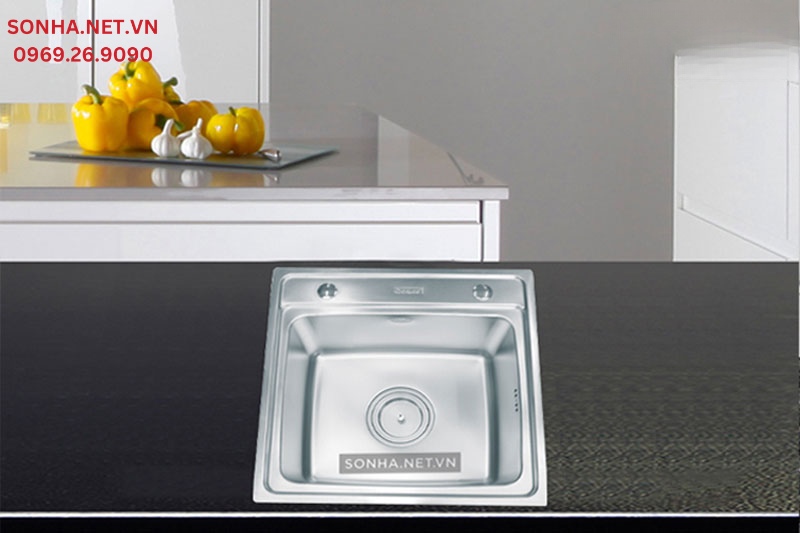 Hình ảnh thực tế chậu 1 hố Gorlde GD-919