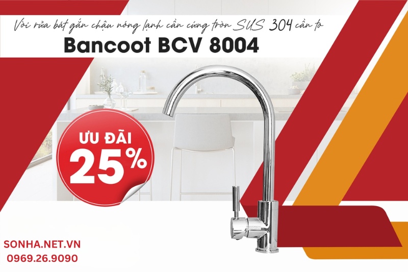Vòi rửa bát Bancoot BCV 8004