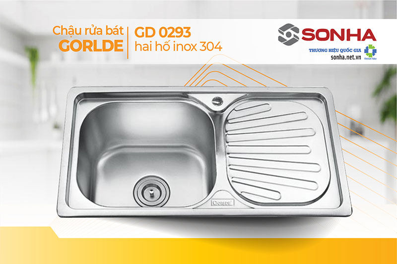 Chậu rửa bát Gorlde GD 0293