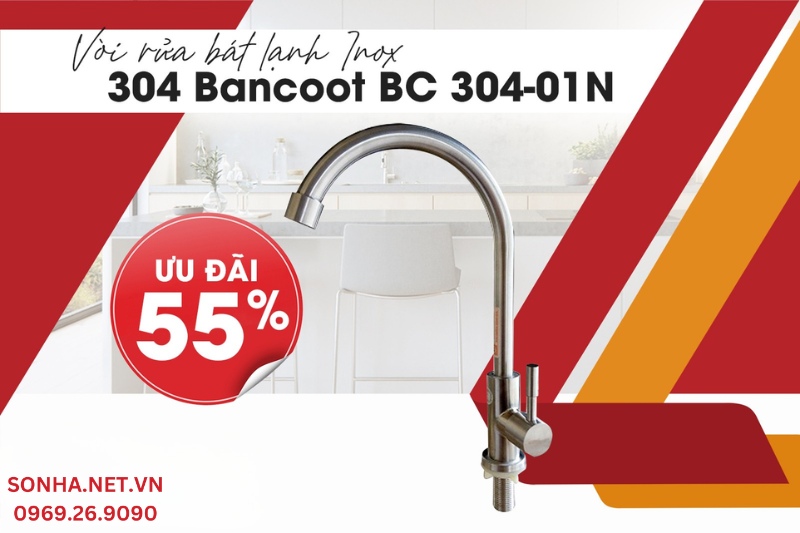 V&ograve;i rửa b&aacute;t Bancoot BC 304-01N