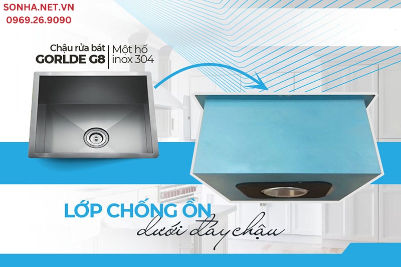 Lớp chống ồn Gorlde G8 giảm tiếng ồn hiệu quả