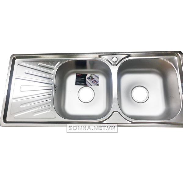 Chậu Rửa Bát Inox Sơn Hà S100 (980 x 410 x 170 mm)