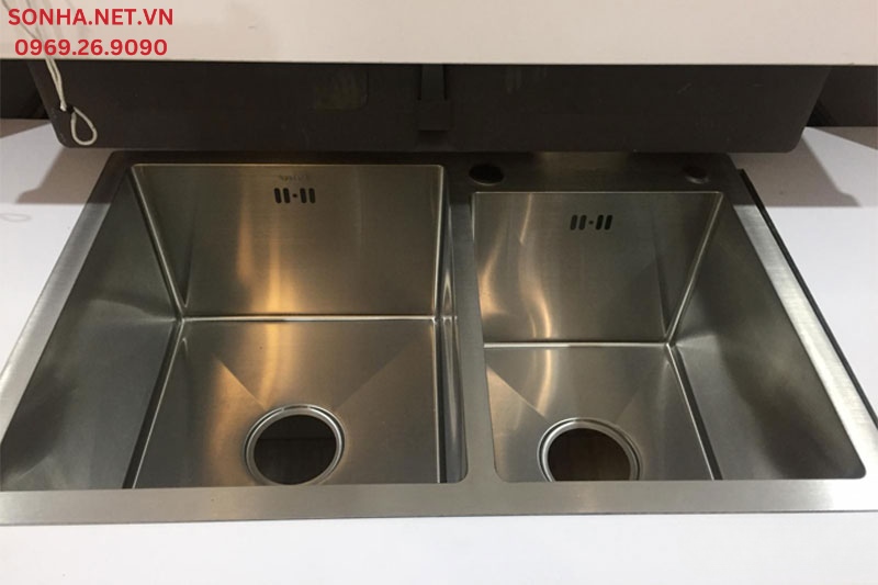 Hình ảnh thực tế bồn rửa chén inox Cielo CE 7843L
