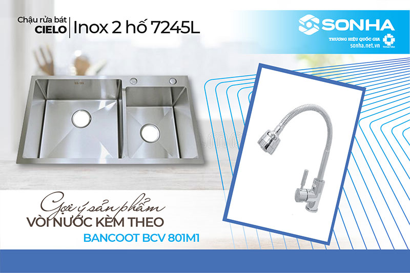 Vòi rửa bát Bancoot BCV801-M1