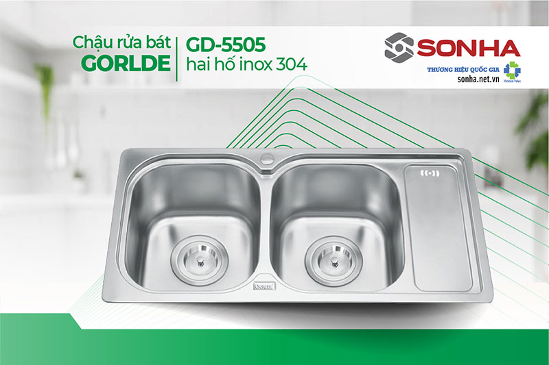 Chậu rửa bát Gorlde GD 5505