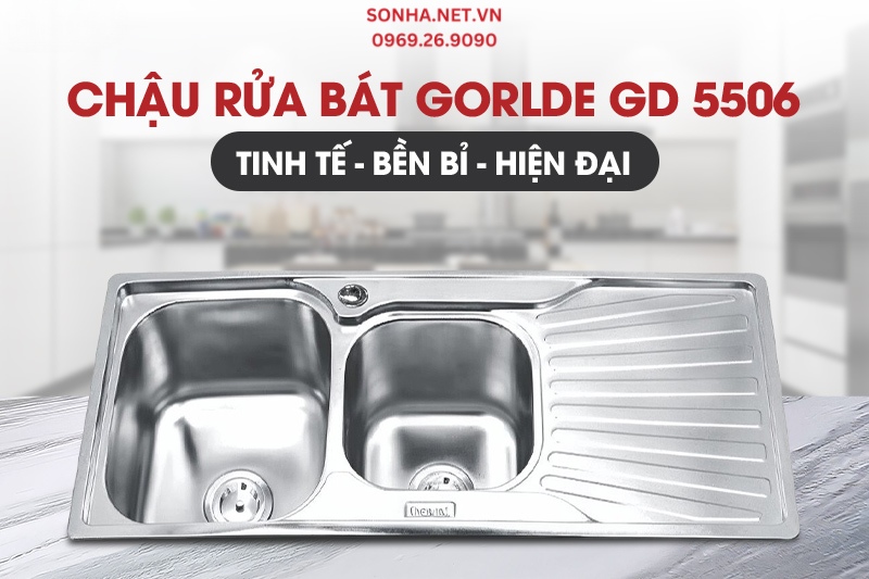 T&igrave;m hiểu chi tiết chậu rửa b&aacute;t Gorlde GD-5506