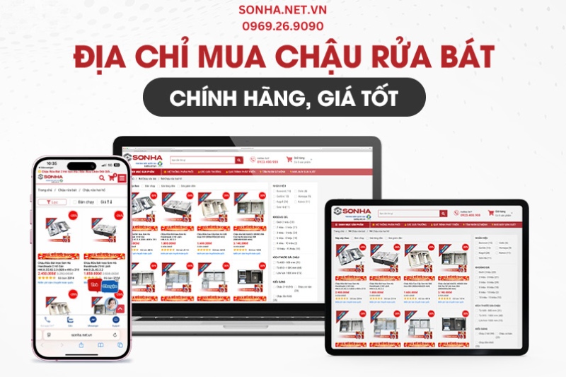 Địa chỉ mua chậu rửa b&aacute;t ch&iacute;nh h&atilde;ng, gi&aacute; cả cạnh tranh