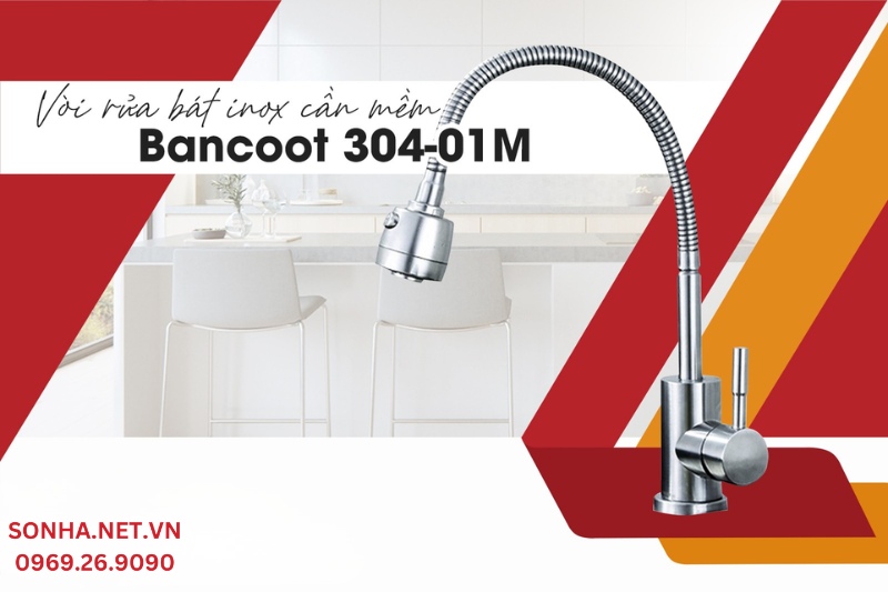 V&ograve;i rửa b&aacute;t cần mềm Bancoot 304-01M