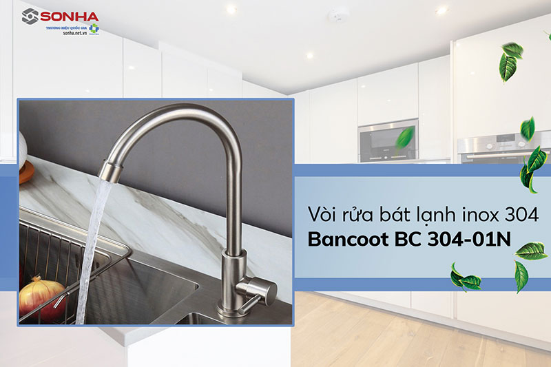 Bộ đôi chậu inox Gorlde B-211 và vòi Bancoot BC 304-01N