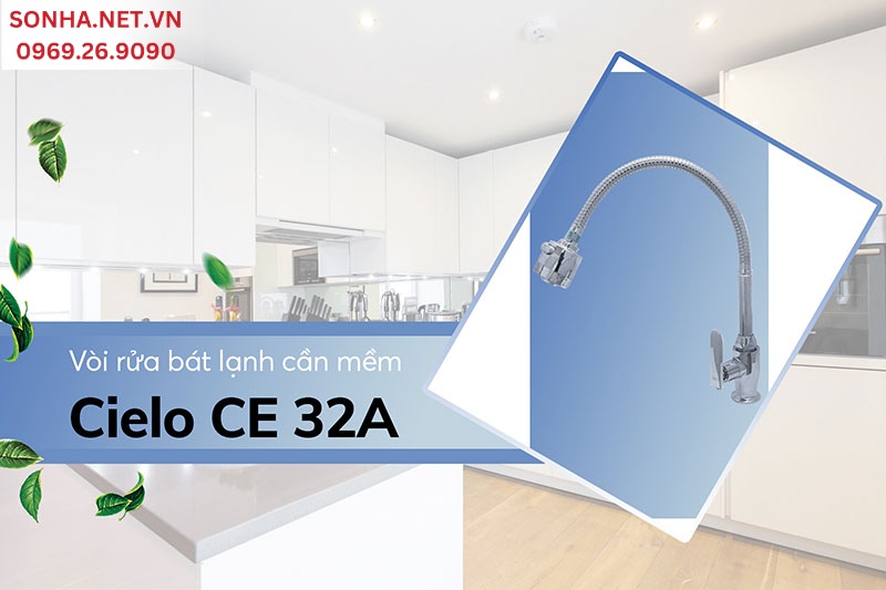 Bộ đ&ocirc;i tiện &iacute;ch căn bếp chậu Gorlde B-211 v&agrave; v&ograve;i Cielo CE 32A