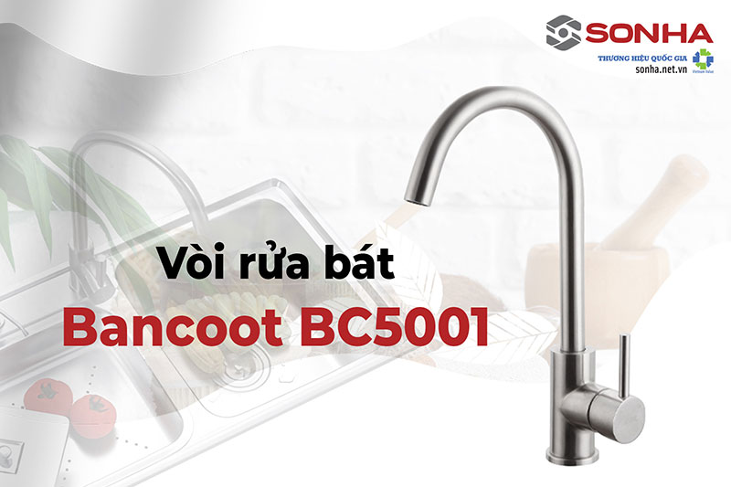 Mua chậu rửa bát inox Nanosi N-9245 và vòi Bancoot BC5001