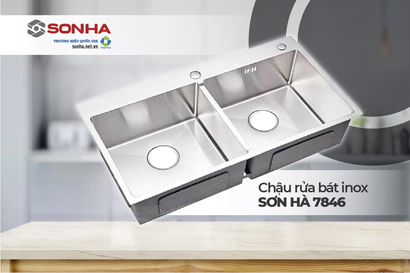 Chậu rửa bát Sơn Hà 7846 