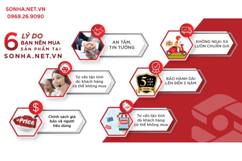 6 l&iacute; do bạn n&ecirc;n mua sản phẩm tại Sơn H&agrave;