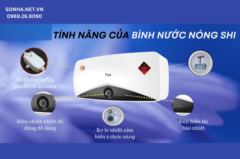 T&iacute;nh năng của b&igrave;nh n&oacute;ng lạnh ngang Daria 30L