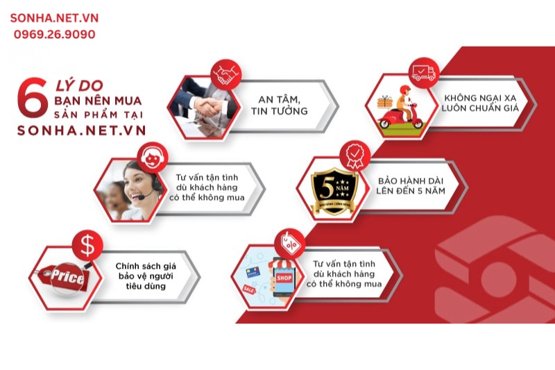 6 l&iacute; do bạn n&ecirc;n mua sản phẩm tại Sơn H&agrave;
