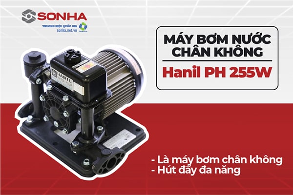 Máy bơm nước chân không Hanil PH-255w