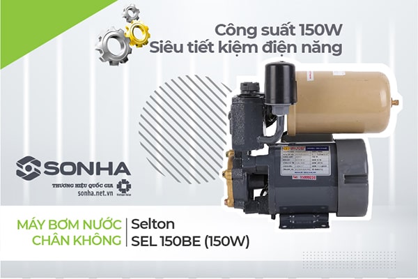 Máy bơm Selton 150w tiết kiệm điện năng