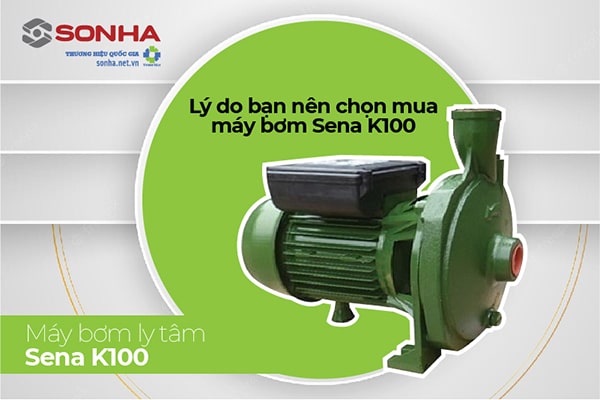 Lý do mua máy bơm nước 750W Sena K100