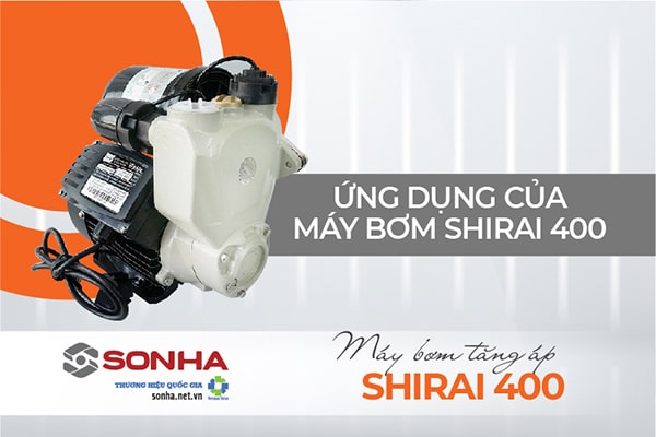 Ứng dụng máy bơm nước nóng Shirai JLm 400A