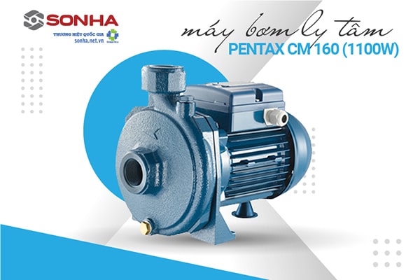 Máy bơm nước ly tâm Pentax CM 160