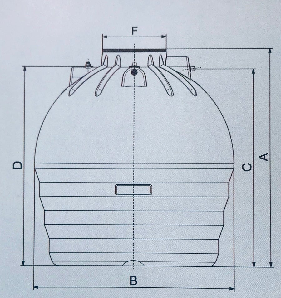 Bản vẽ kích thước bể ngầm Sơn Hà 