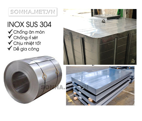 Chất liệu inox cao cấp của bể ngầm inox